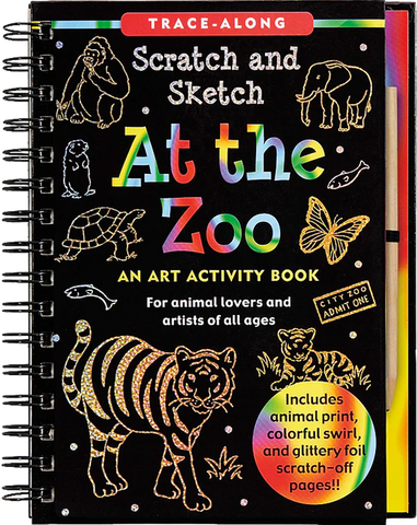 AT THE ZOO SCRATCH & SKETCH