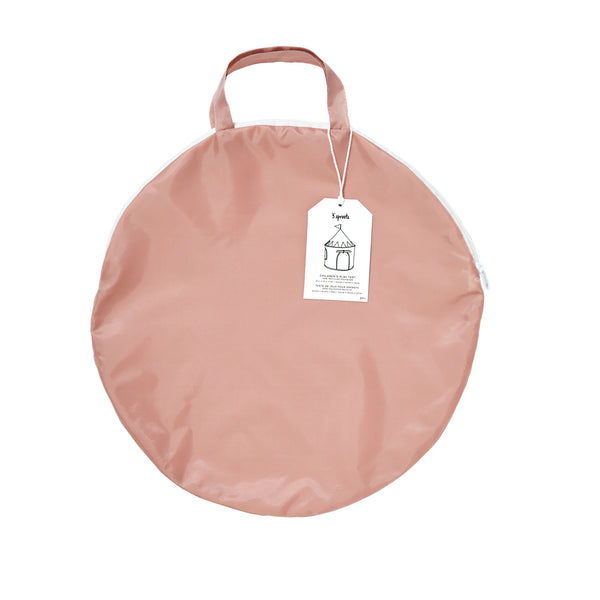 RECYCLED FABRIC PLAY TENT PINK