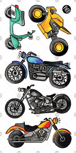 KIDS TATTOOS MOTORCYCLES