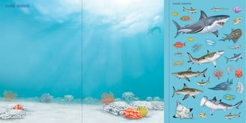 UNDER THE SEA STICKER SCENES