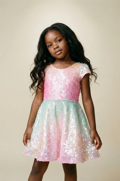 SORBET SWIRL SKATER DRESS3-4