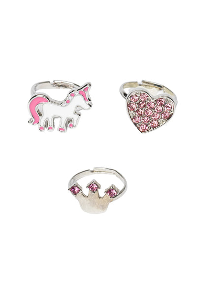 PRINCESS RING 3 PC SET