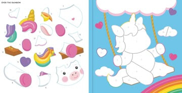 MY COLOR BY STICKER UNICORN BABY UNICORN SPARKLES