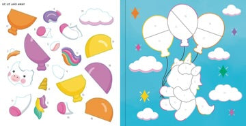 MY COLOR BY STICKER UNICORN BABY UNICORN SPARKLES