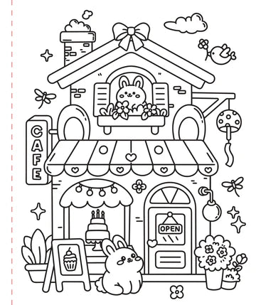 COZY & COMFY COLOURING BOOK