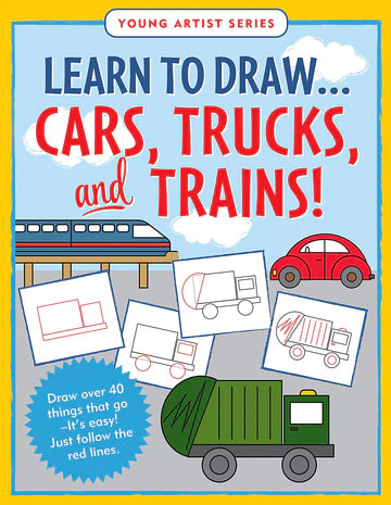 LEARN TO DRAW CARS TRUCKS & TRUCKS