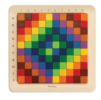 COLOURED COUNTING BLOCKS PLAN TOYS