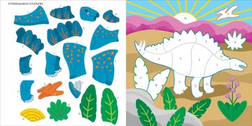 FIRST COLOUR BY STICKER DINO