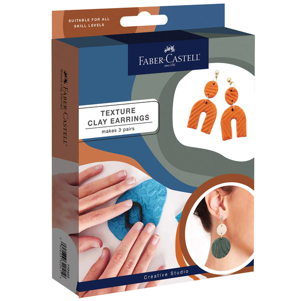 TEXTURE CLAY EARRINGS