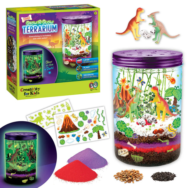 GROW N GLO DINO TERRARIUM