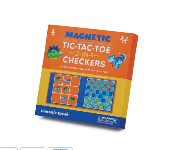 MAGNETIC GAMES DINO TIC TAC TOE