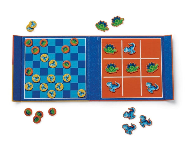 MAGNETIC GAMES DINO TIC TAC TOE