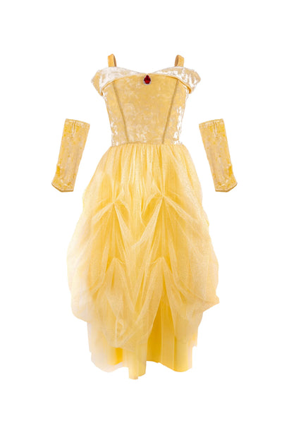 VELVERTY SOFT YELLOW PRINCESS 3-4