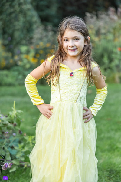 VELVERTY SOFT YELLOW PRINCESS 3-4