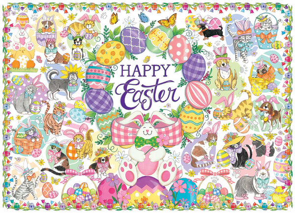 HAPPY EASTER FAMILY PUZZLE 350