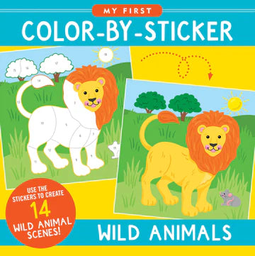 FIRST COLOUR STICKER WILD ANIMAL