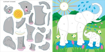 FIRST COLOUR STICKER WILD ANIMAL