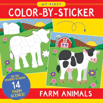 FIRST COLOURING FARM STICKERS
