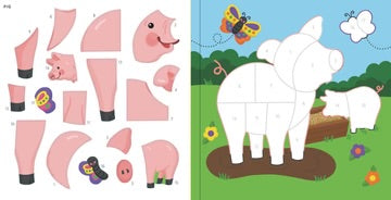 FIRST COLOURING FARM STICKERS