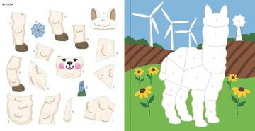 FIRST COLOURING FARM STICKERS