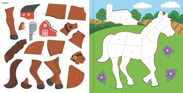 FIRST COLOURING FARM STICKERS