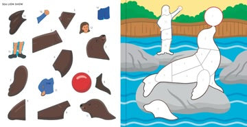 COLOUR BY STICKER AQUARIUM