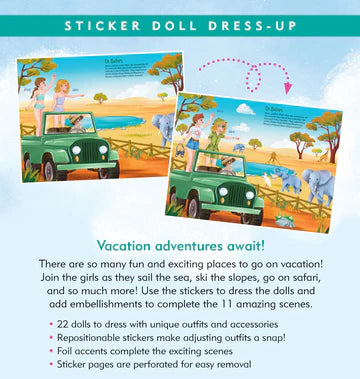 STICKER DOLL DRESS UP VACATION