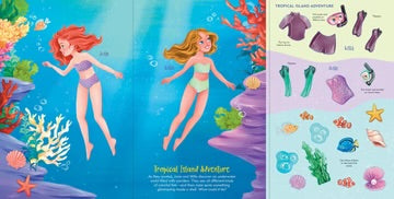 STICKER DOLL DRESS UP VACATION