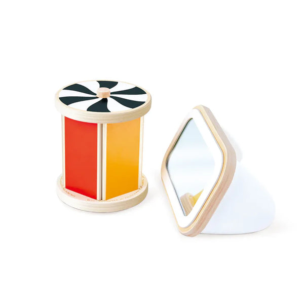 SPINNING DRUM WITH MIRROR