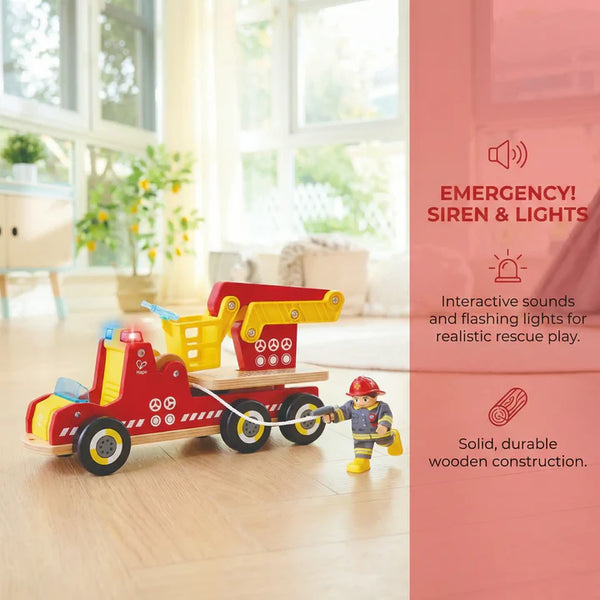 SIREN & LIGHTS FIRE TRUCK