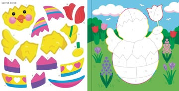 First Coloring Sticker FIRST COLOUR BY STICKER EASTER – tag-along-toys