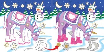 COLOR BY FOIL UNICORNS