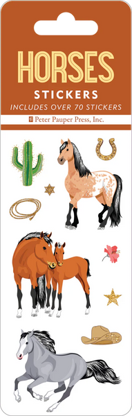 STICKER SET HORSES