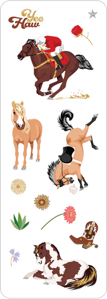 STICKER SET HORSES