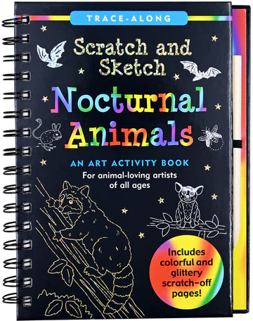 SCRATCH & SKETCH NOCTURNAL ANIMALS