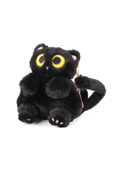 CUTIE KITTY MINI BLACK BACKPACK