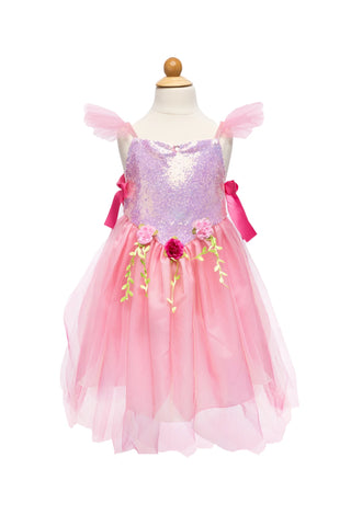 PINK SEQUIN FOREST FAIRY TUNIC SIZE 5-6