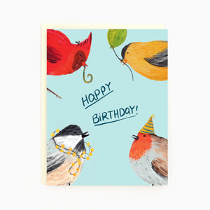BIRTHDAY BIRDS CARD