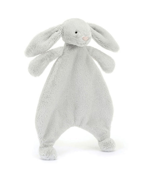 BASHFUL SILVER BUNNY COMFORTER