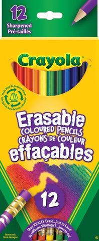 CRAYOLA ERASBALE COLORED PENCIL