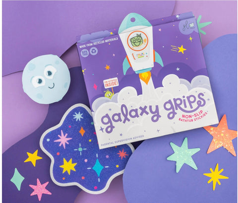 GLO PALS BATH GRIPS GALAXY