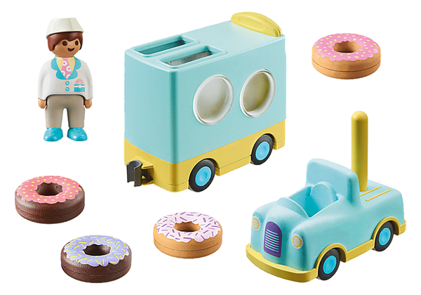 1, 2, 3 CRAZY DONUT TRUCK STACKING