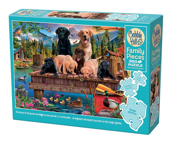 PUPS & DUCKS FAMILY PUZZLE