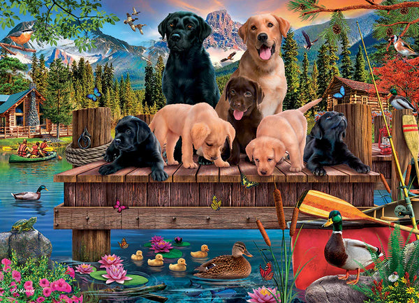 PUPS & DUCKS FAMILY PUZZLE