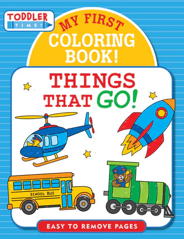 MY FIRST COLOURING BOOK THINGS THAT GO