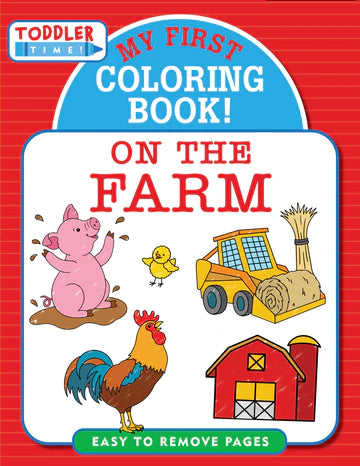MY FIRST COLOURING BOOK ON THE FARM