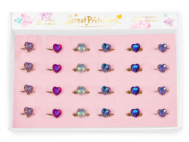 GEM OF MY HEART SPINNER RINGS