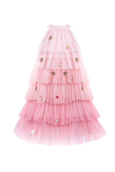 XMAS TREE DRESS & HEADPIECE 5-6