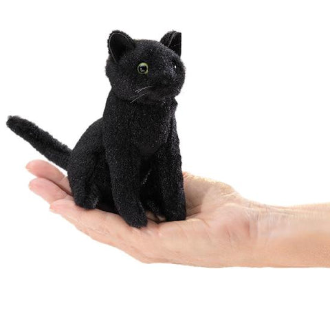 MINI BLACK CAT PUPPETT