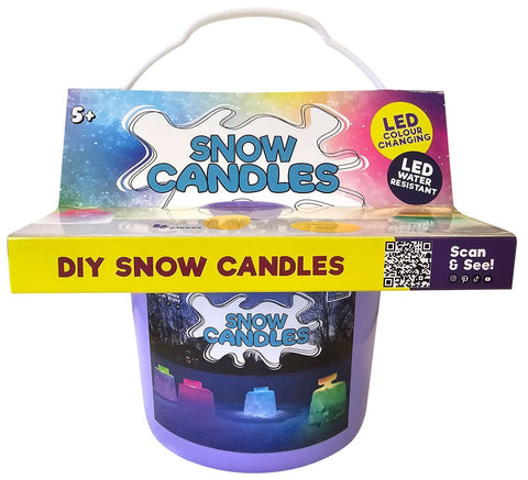 SNOW CANDLE LED ON CARD